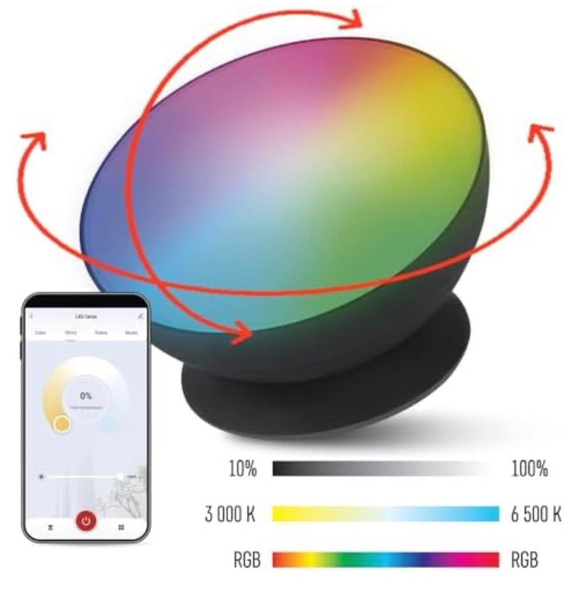 Lampe LED intelligente couleur « MoodLight »